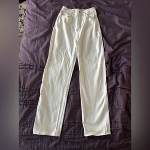 Hollister Cream High-Rise Jeans
